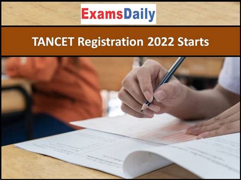 tancet exam registration 2022